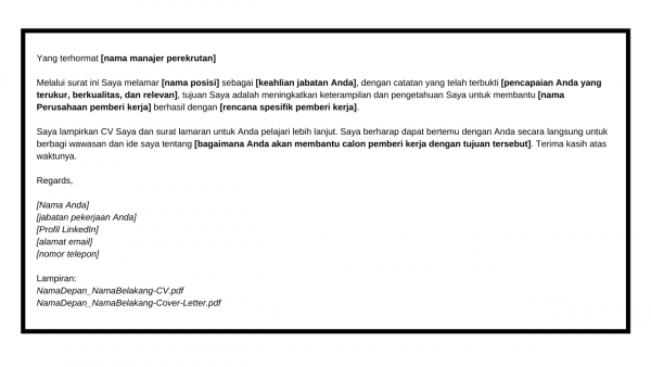 Cara Mengirim CV Lewat Email Dan Contohnya Atma